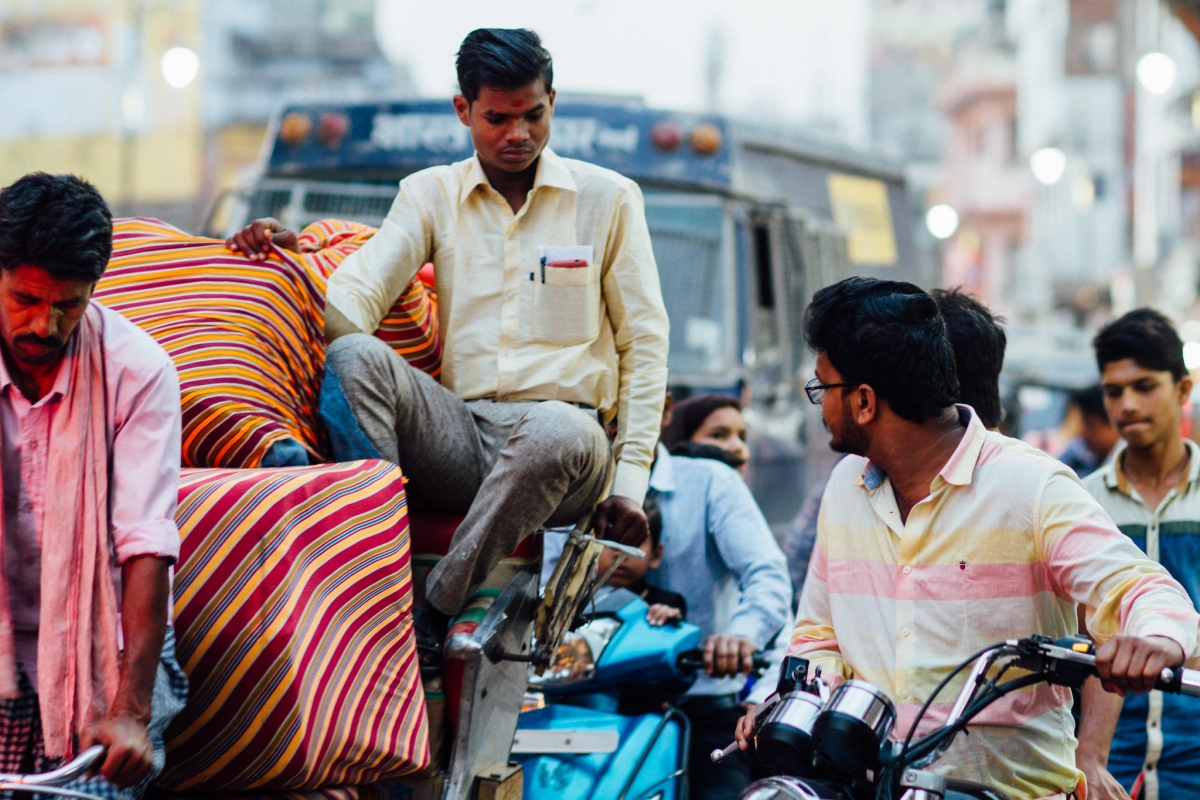 Traffic in Varanasi, India