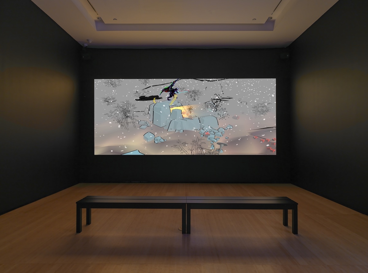 Installation view of "Mirror Image: A Transformation of Chinese Identity" at Asia Society Museum in New York