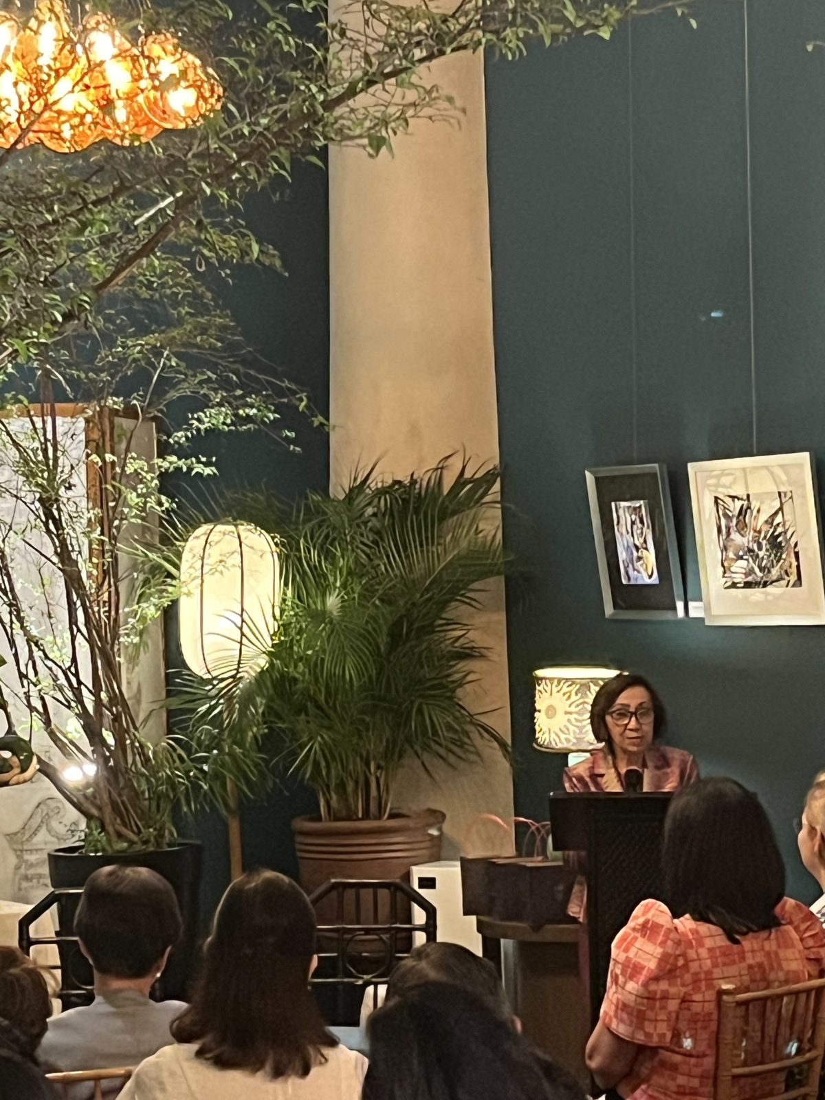Ambassador Delia Albert, the first woman career diplomat to become Secretary of Foreign Affairs in Asia, delivered the keynote speech for the program