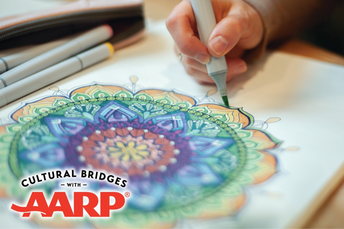Cultural Bridges With AARP 2023 Mandalas and Mindfulness