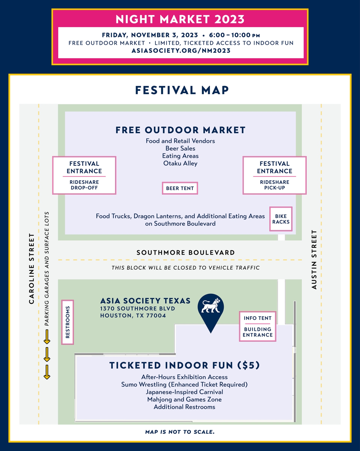 Night Market 2023 Event Map