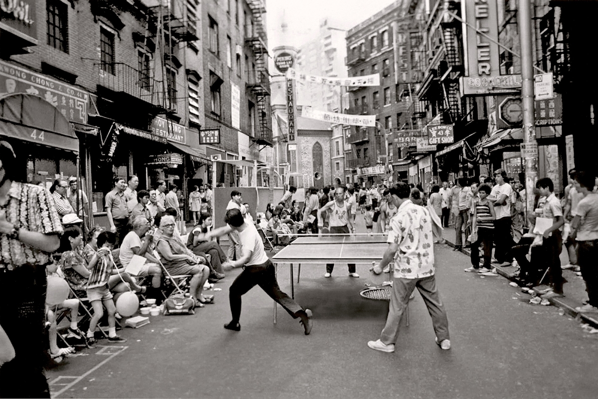Chinatown ping-pong, 1971
