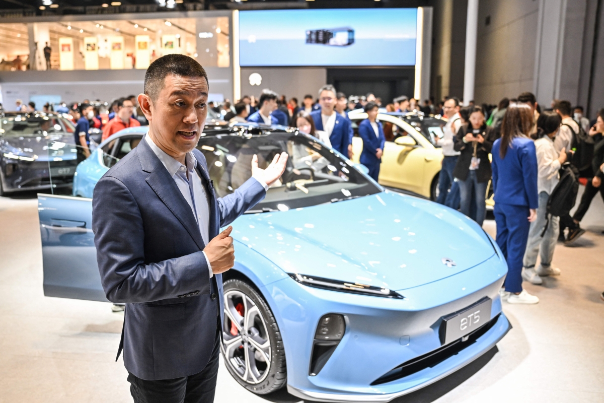 William Li, co-founder and CEO of Chinese multinational electric car manufacturer Nio