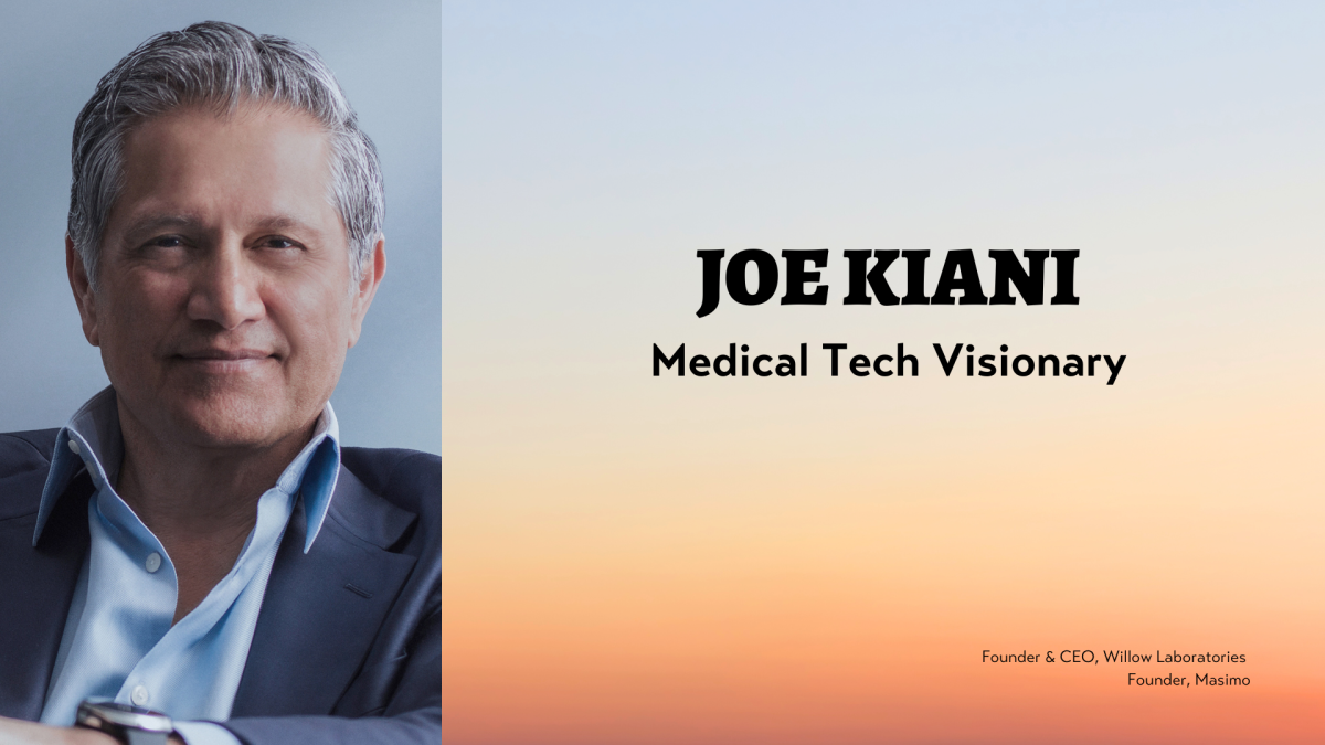Joe Kiani Medical Tech Visionary