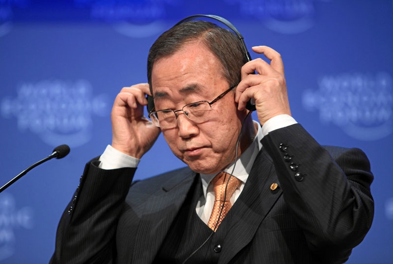 UN Secretary-General Ban Ki-moon in 2009. (World Economic Forum/Flickr)