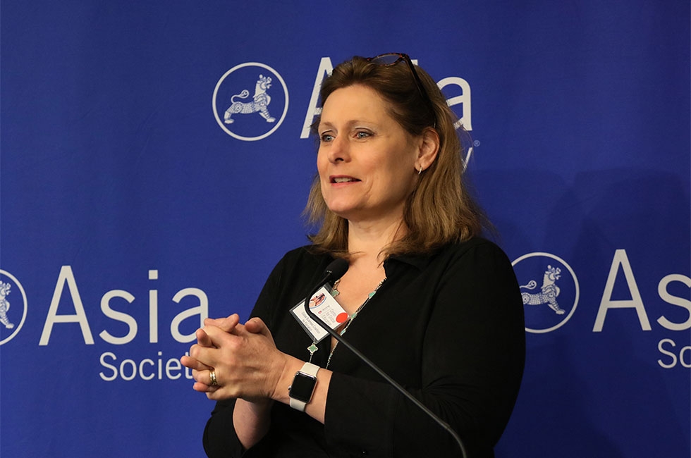 Sarah Brown, Founder and Executive Chair, Global Business Coalition for Education; and Founder and President, Theirworld (Ellen Wallop/Asia Society)
