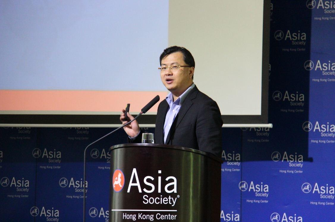 David Wei, Chairman and Founding Partner, Vision Knight Capital, and former CEO, Alibaba.com Ltd in Hong Kong on June 27, 2013. (Asia Society Hong Kong)