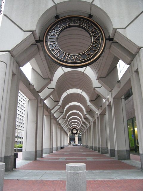 The Federal Reserve Bank of San Francisco. Image Source: http://theinfounderground.com/smf/index.php?topic=10428.0
