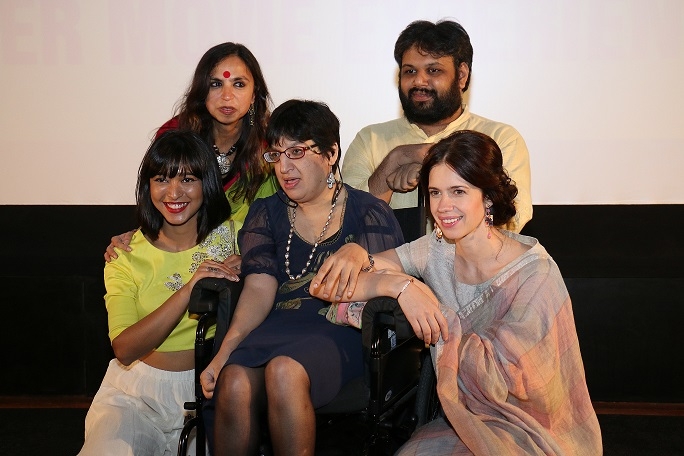 (L to R): Sayani Gupta, Shonali Bose, Malini Chib, Nilesh Maniyar, Kalki Koechlin