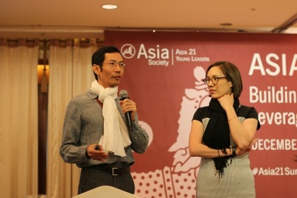 Asia 21 Leaders during the Asia 21: Next Steps Session
- Left to Right: Natharoun Ngo, Tania Hyde