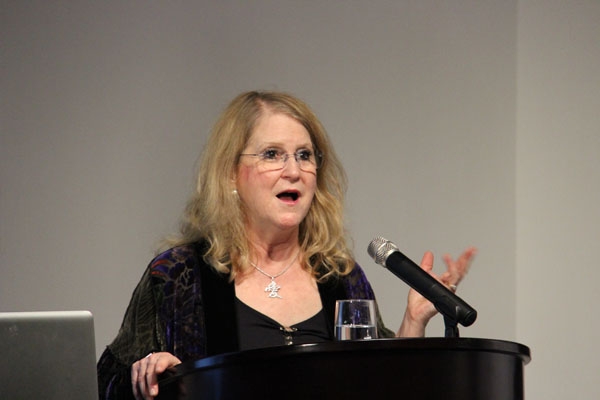 Professor Shelley Fishkin of Stanford University spoke at Asia Society Hong Kong Center on November 14, 2013