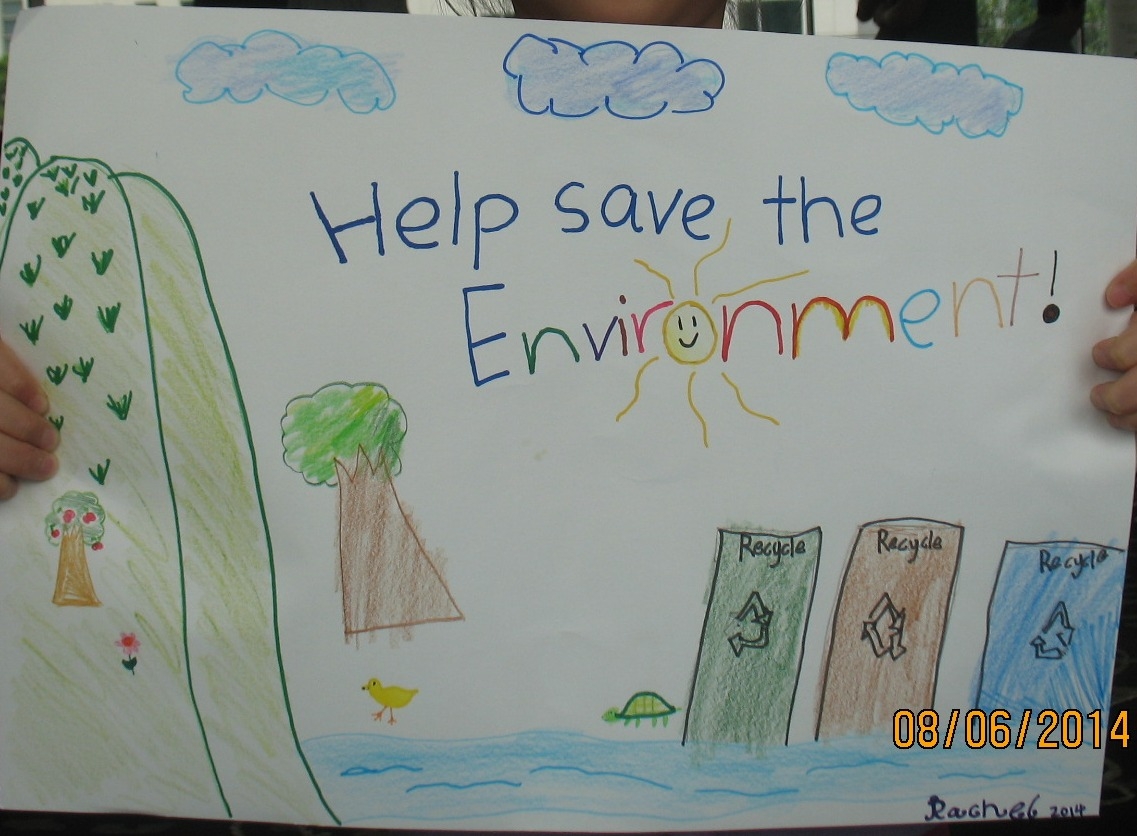 Poster on world environment day – India NCC