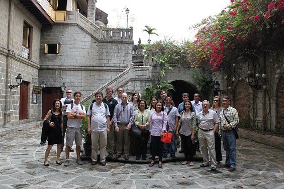 Participants at Intramuros (Maria Scarzella Thorpe/Asia Society)