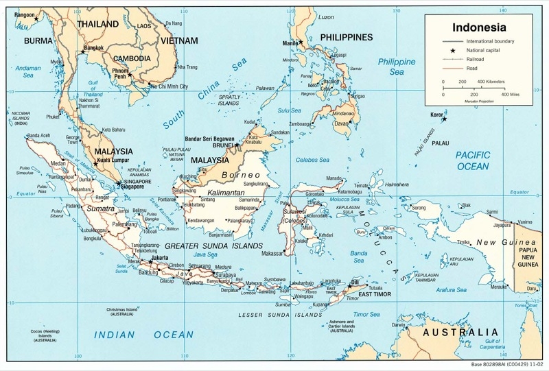 Indonesia Map (lib.utexas.edu/Flickr)