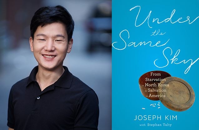 Joseph Kim and his new book 'Under the Same Sky: From Starvation in North Korea to Salvation in America.' (Houghton Mifflin Harcourt)