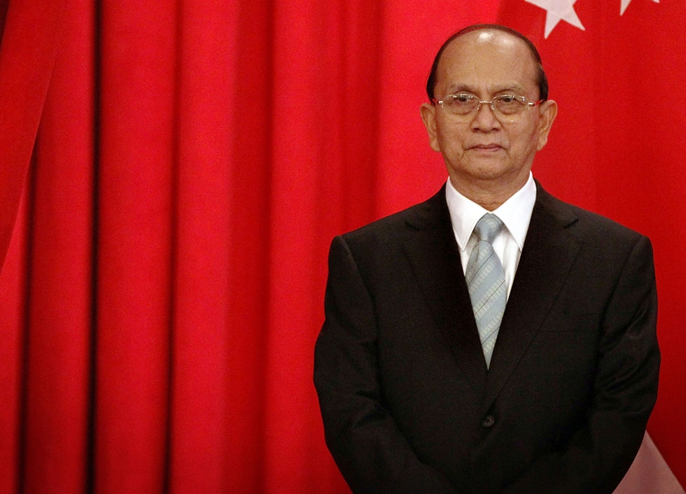President of Myanmar Thien Sein in Singapore, Jan 30, 2012. (Chris McGrath/Getty Images)