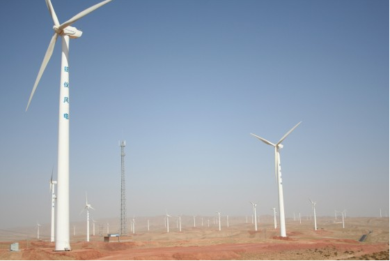 Ningxia Wind Farm in Northern China (Land Rover Our Planet / Flickr)