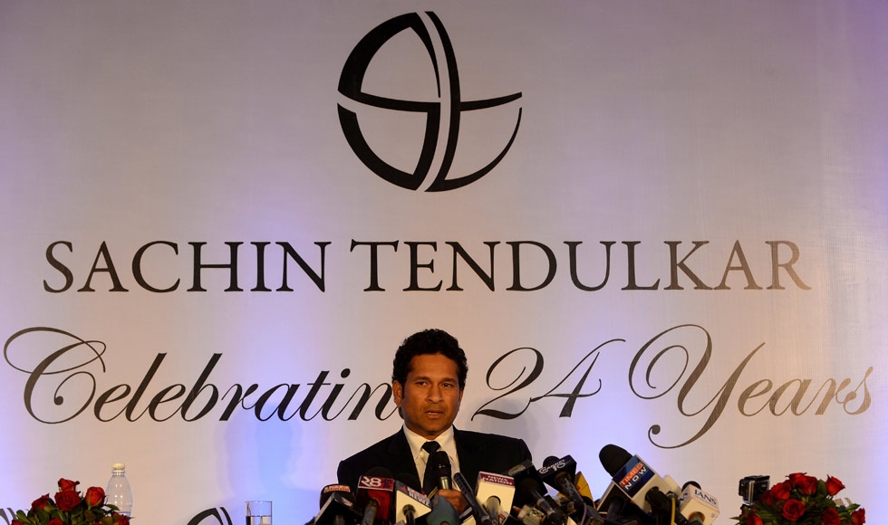 After playing cricket for 24 years, Sachin Tendulkar announces his retirement on November 16, 2013. He has broken numerous records, been named one of the world's richest athletes, and brought home the World Cup for India in 2011. (Indranil Mukherjee/AFP/Getty Images)