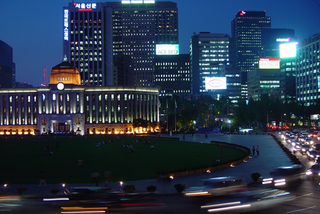 Seoul Plaza in Korea