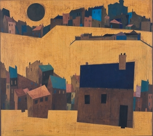 S. H. Raza. Haut de Cagnes, 1951.