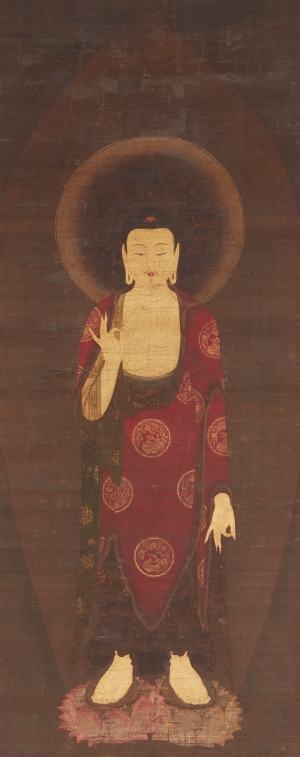 japanese buddha painting