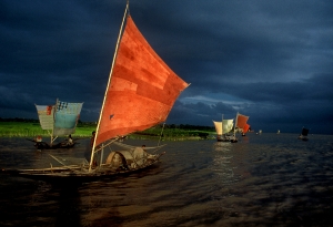 Sailboat Fishing for Ilish by Shahidul Alam