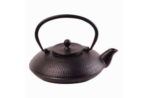 Teapot Cast Iron Tetsubin Black AsiaStore