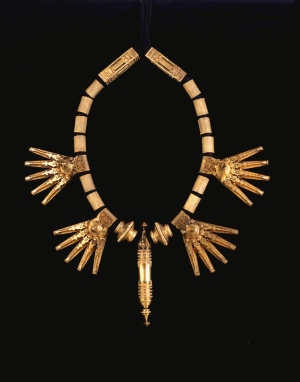 Tali necklace from When Gold Blossoms: Indian Jewelry from the Susan L. Beningson Collection