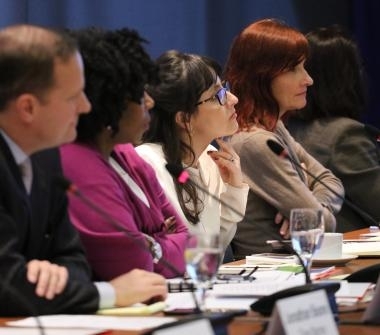 People at a conference table