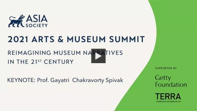 2021 Arts & Museum Summit: Keynote Address