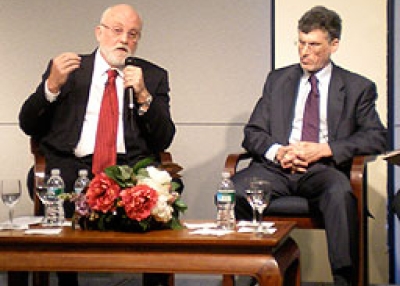 "Green revolution" panelists at the Asia Society on February 20, 2009.