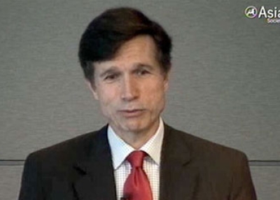 Ambassador Robert Blake at Asia Society's New York Center on Nov. 10, 2009. 