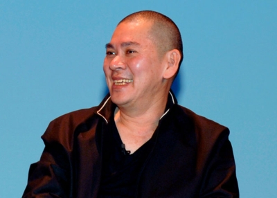 Tsai Ming-Liang at Asia Society New York on Nov. 15, 2009. (Barbara Nelson)