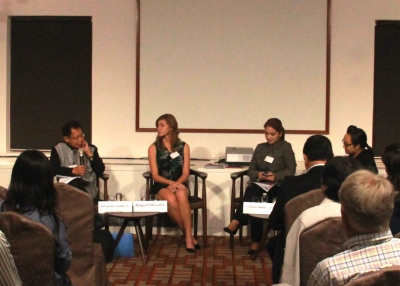 Evening panel discussion at Asia Society Hong Kong Center on September 22, 2014.