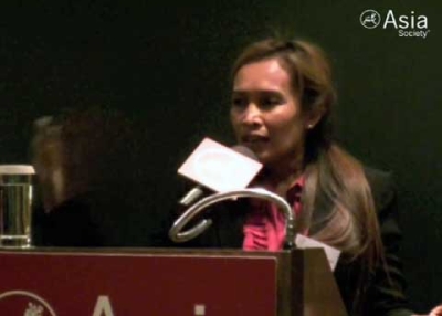 Speaking in Hong Kong on April 18, 2011, Somaly Mam describes her advocacy work on behalf of sex trafficking victims. (2 min., 20 sec.)