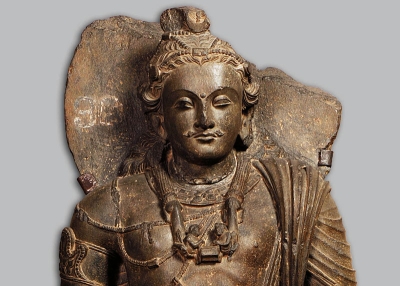 Standing bodhisattva Maitreya. Pakistan. 3rd–4th century.