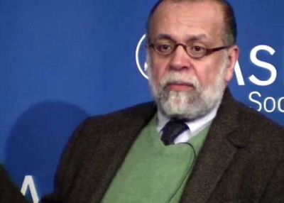 Hamid Dabashi at Asia Society New York on Nov. 29, 2012. 