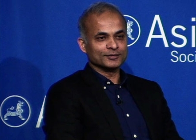 Novelist Manu Joseph at Asia Society New York on January 10, 2013. 