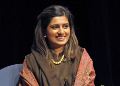 Pakistani Foreign Minister Hina Rabbani Khar at Asia Society New York on January 15, 2013. (Elsa Ruiz/Asia Society)