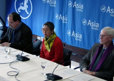 Margaret Ng discusses Hong Kong democracy at an event hosted by ChinaFile, the online magazine of Asia Society's Center on U.S.-China Relations, on February 24, 2015. (Asia Society)