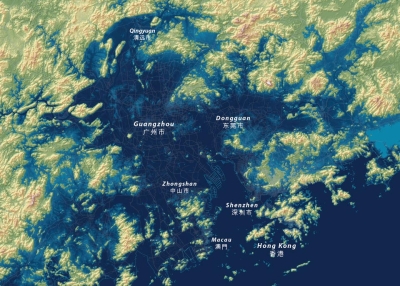 Rising sea levels could dramatically alter the Pearl River Delta, where more than 30 million people live.