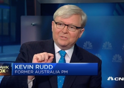 Kevin Rudd joined CNBC's "Squawk Box" to discuss China's recent stock market turmoil (CNBC)