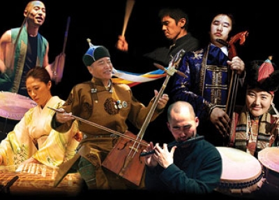 The Khoomei-Taiko Ensemble.