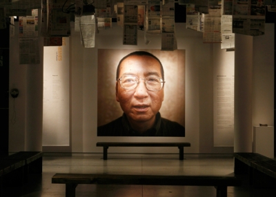 Liu Xiaobo, the Chinese dissident who died Thursday, was awarded the Nobel Peace Prize in absentia in Oslo, Norway, in 2010. (Berit Roald/AFP/Getty Images)