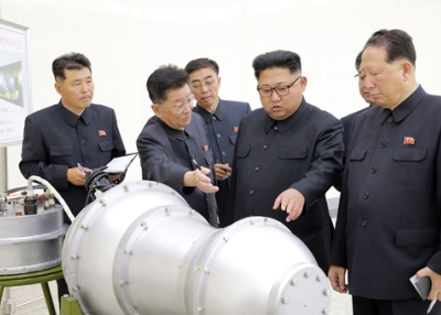North Korea has claimed that its nuclear program is defensive in nature. (STR/AFP/Getty Images)