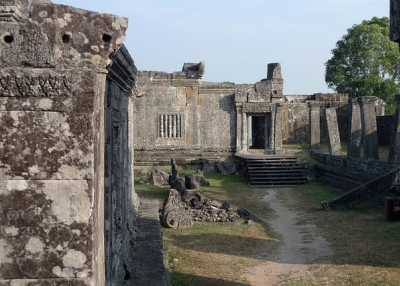 The Preah Vihear temple in Cambodia (shown here in 2010) is the site of a long-running territorial dispute between Cambodia and Thailand. (theonlymikey/Flickr)