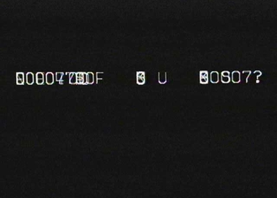 Still from "Digital Experiment at Bell Labs" (1966), a four-minute B & W short by Nam June Paik that screens at Asia Society New York on November 1, 2014. (Electronic Arts Intermix)  