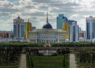 The structure in Astana, Kazakhstan's newish capital, is one of the world's largest government buildings. (Mariusz Kluzniak/Flickr)