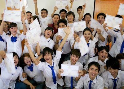 Students of REACH in Vietnam. (Pham Thi Thanh Tam)