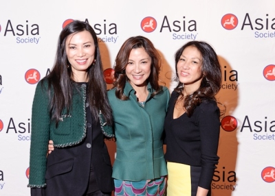 L to R: Wendi Murdoch, Michelle Yeoh and Amy Chua, author of "The Battle Hymn of the Tiger Mother." (C. Bay Milin)